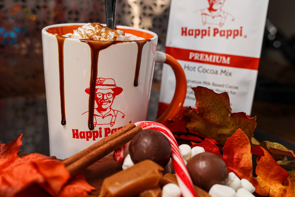 Happi Pappi White Mocha Cocoa Rich, Creamy, and Smooth