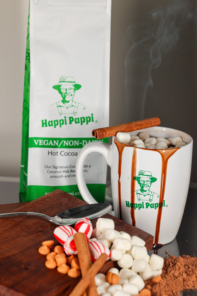 Happi Pappi Vegan Hot Cocoa Rich, Creamy & Dairy-Free
